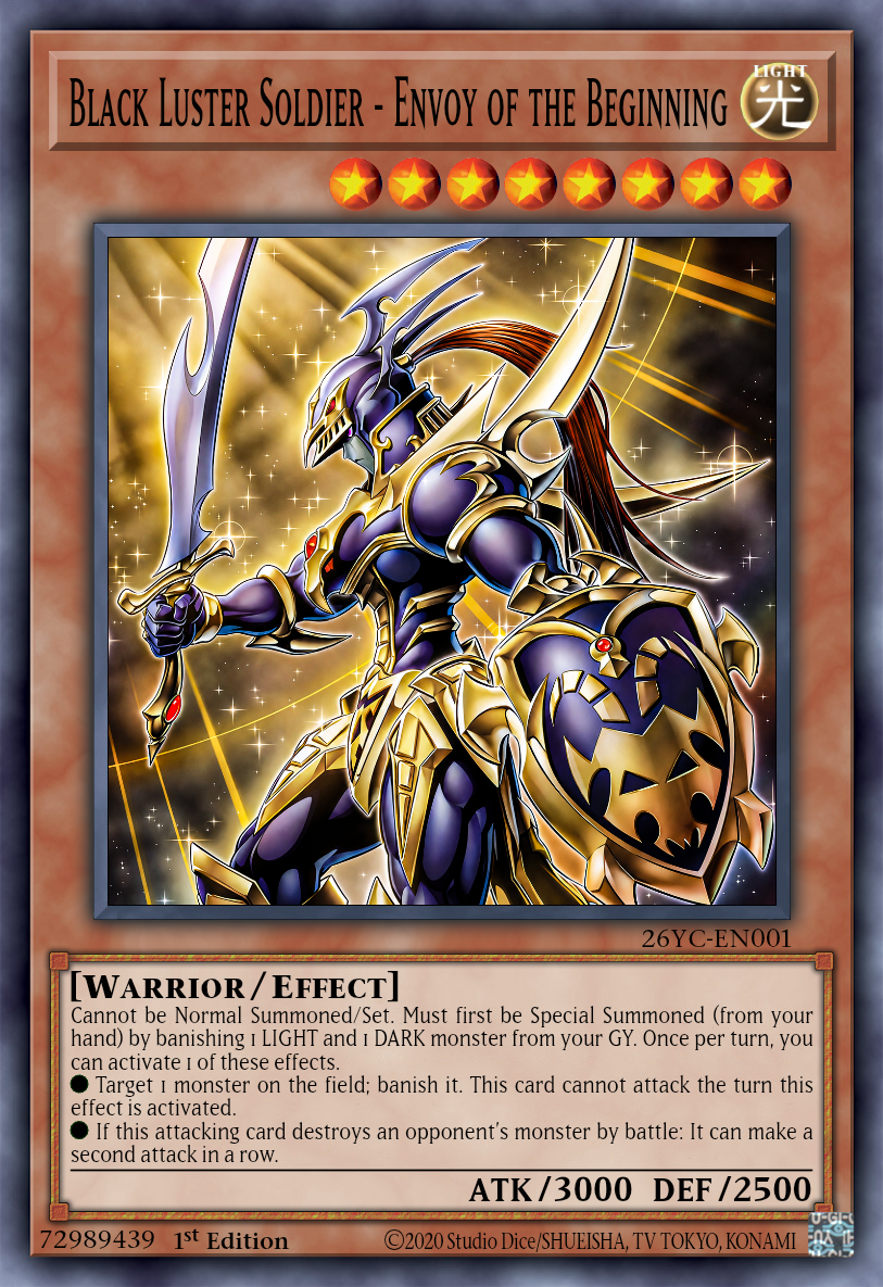 yugioh card black luster soldier - Envoy of the Beginning give up your normal draw this turn Yugioh Black Luster Soldier Ultra