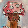 Mushroom watercolor