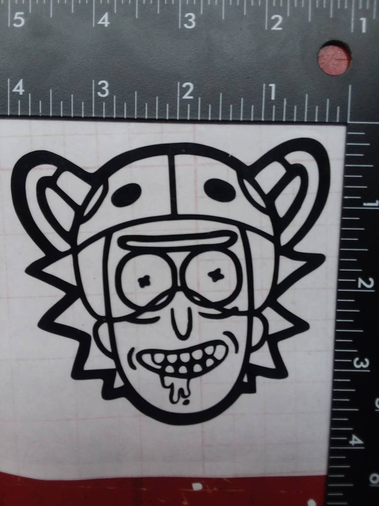 rick decal sticker by Sleepycartoonist28 on DeviantArt