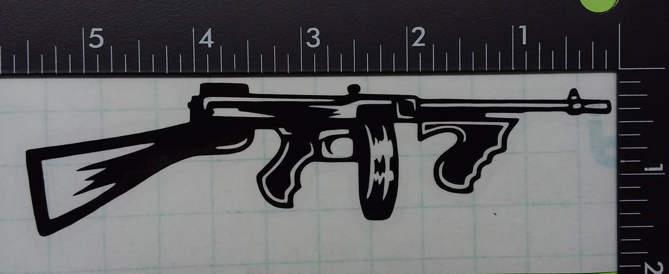 Tommy Ragen Sticker Tommy gun decal sticker by Sleepycartoonist28 on DeviantArt