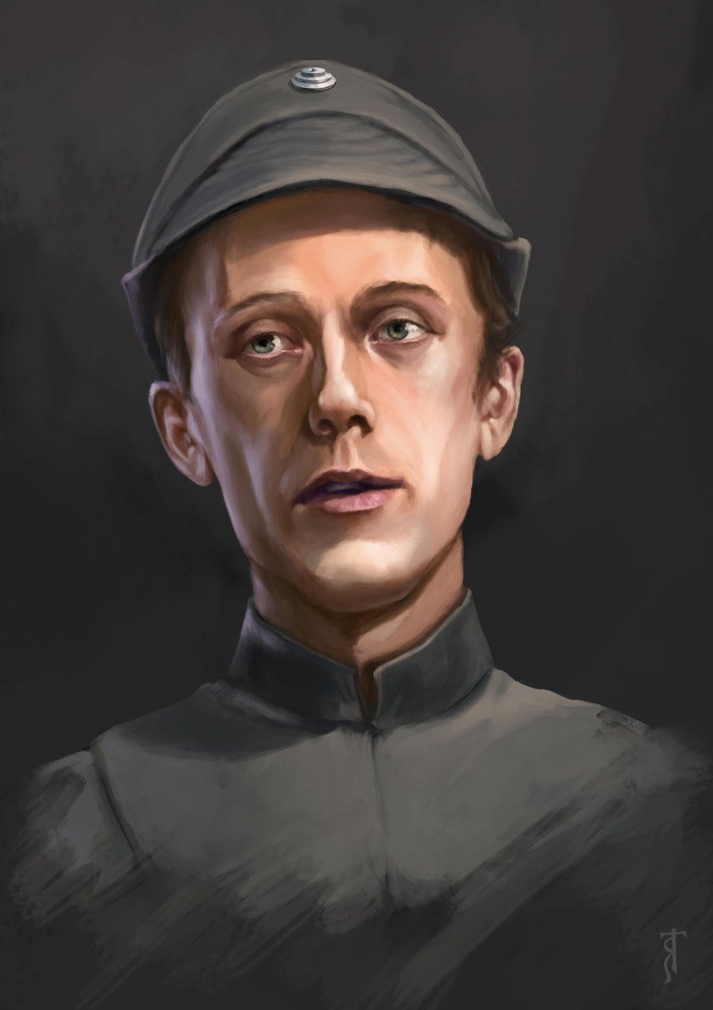 Piett Deviantart Star Wars Portrait Study, Firmus Piett by MiryAnne on DeviantArt