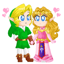 .: Pixelart: OoT ZeLink :.