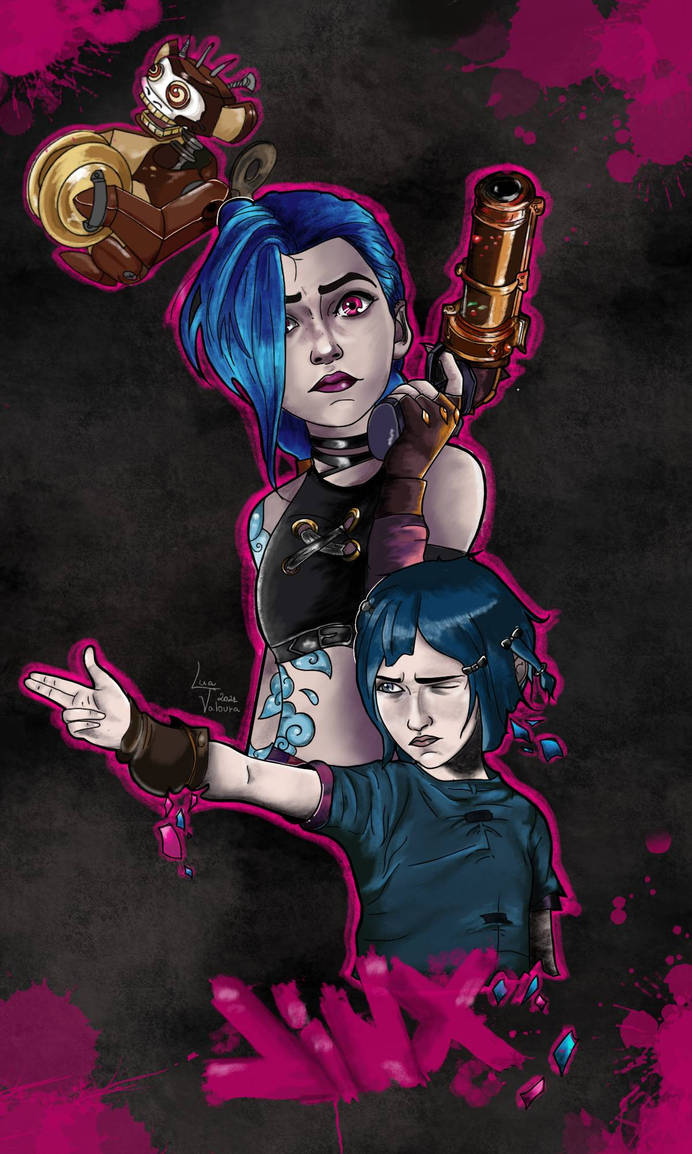 Jinx x Powder by LuanaVBP on DeviantArt