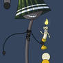 Lamp and Candle