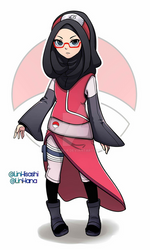 Sarada Uchiha fanart (muslim version)