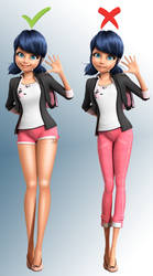 Fixed Marinette dress