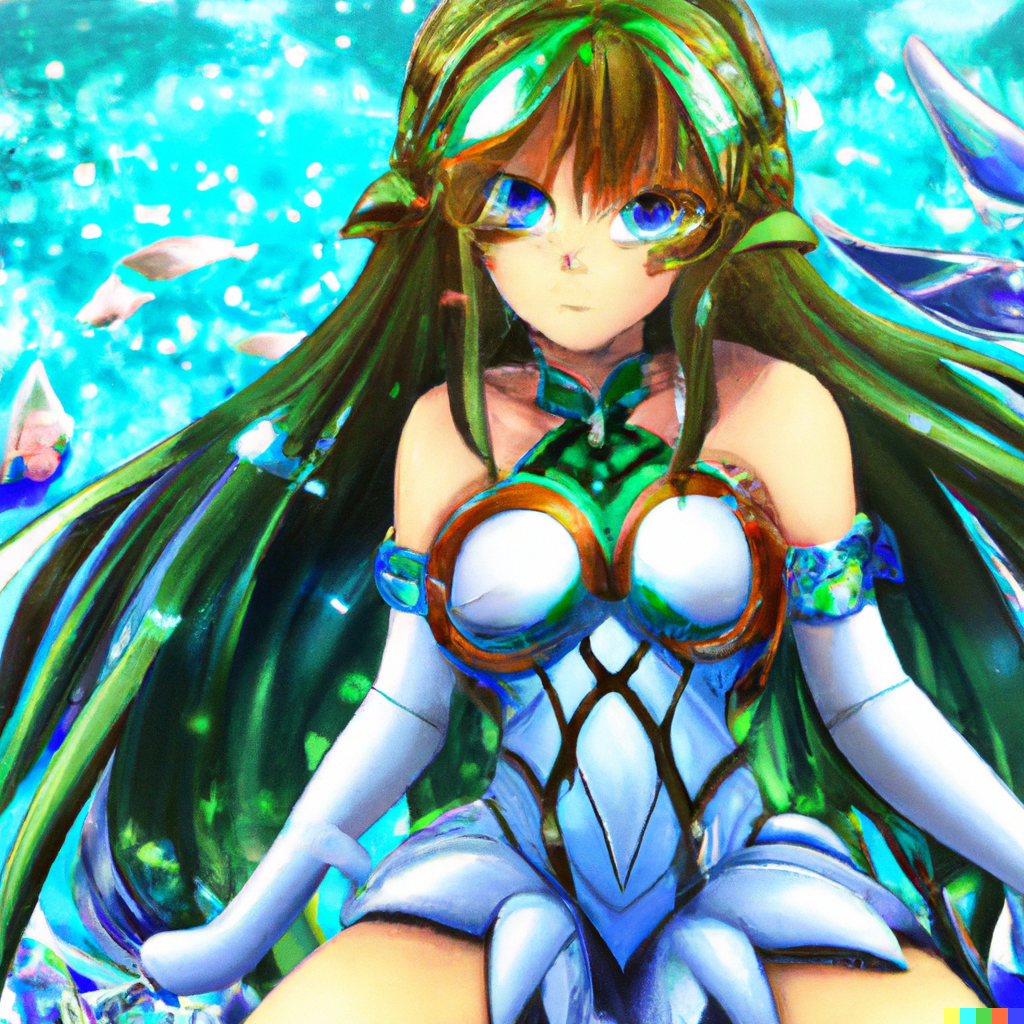 Anime goddess original character by AIartistLemon on DeviantArt