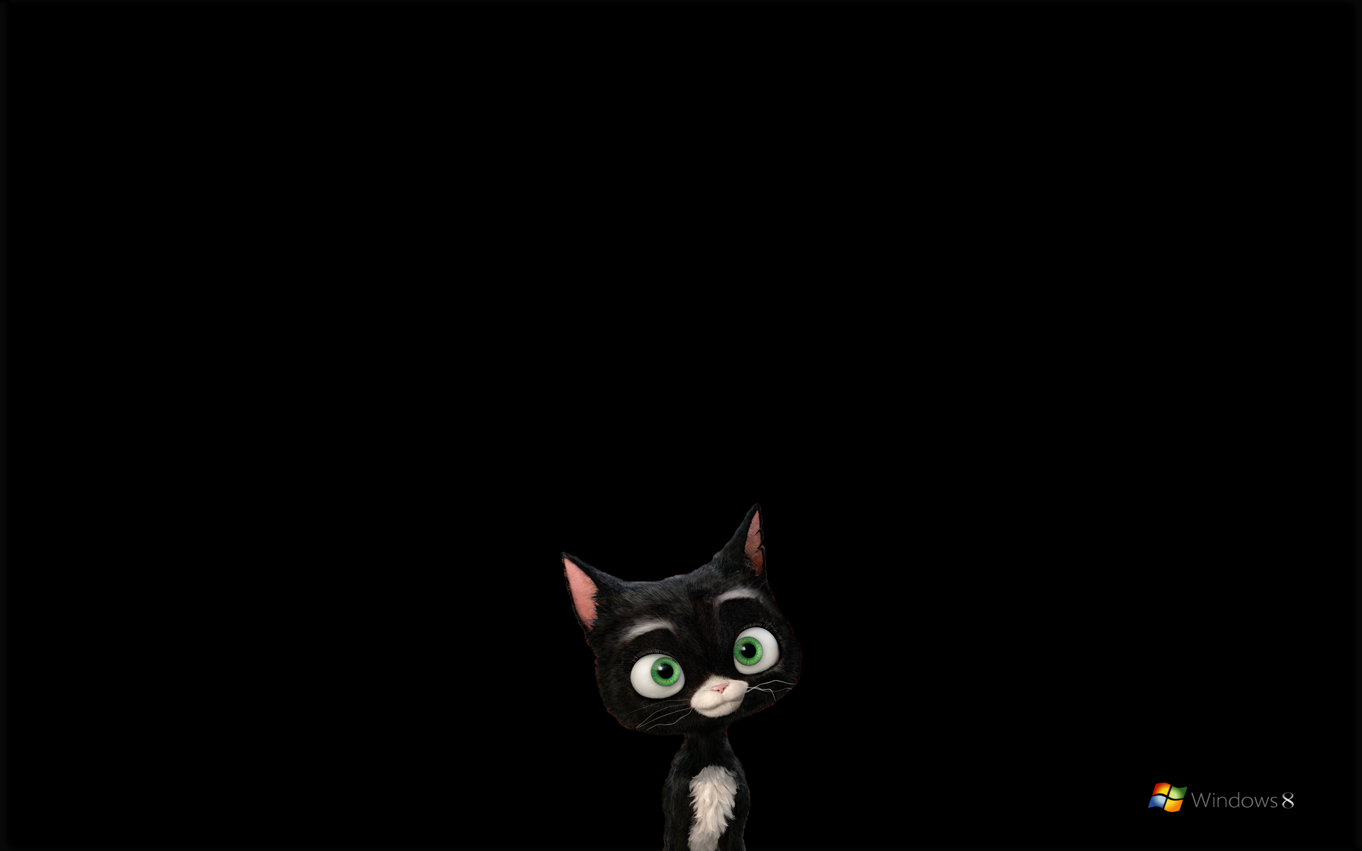 Win 8 dark Cat Wallpaper by kubines on DeviantArt