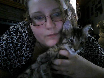 me and my kitten Kyo