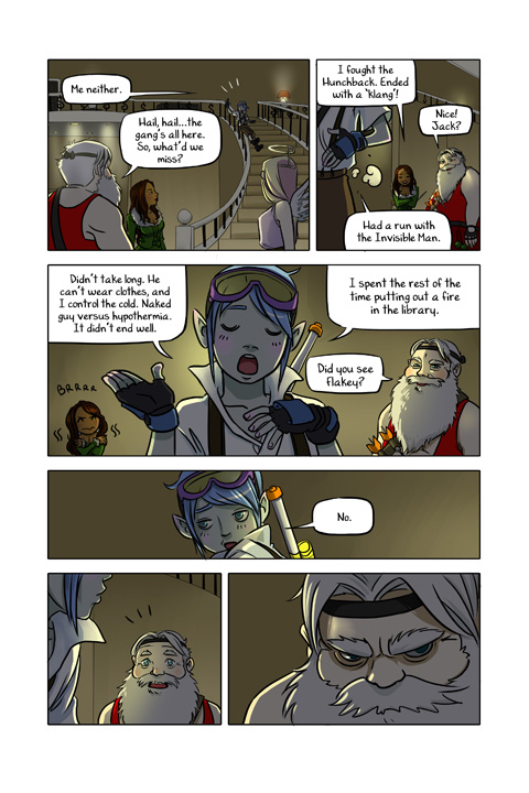 Santa vs Dracula pg 111