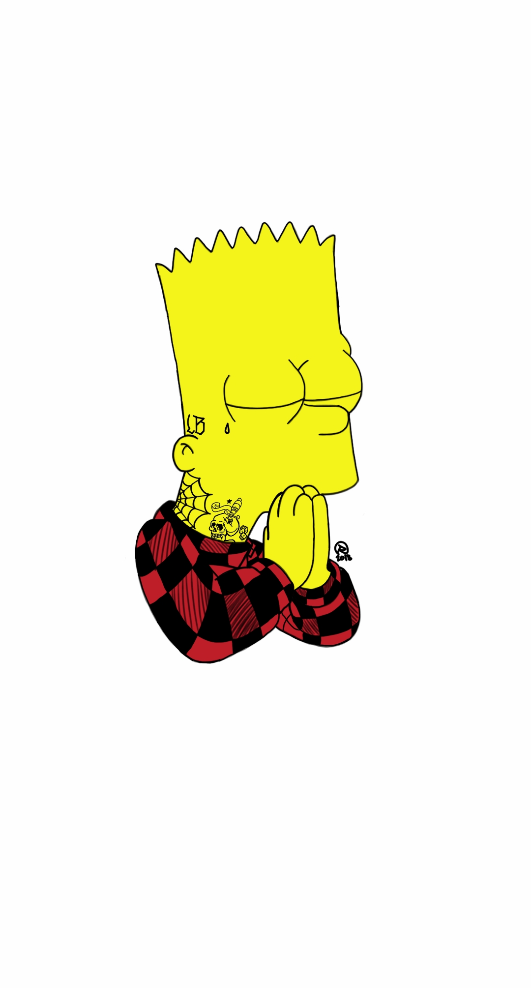 praying bart Simpson by zombie6786 on DeviantArt