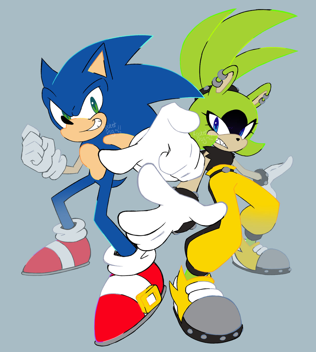Sonic and Surge by SodaPOPPO on DeviantArt