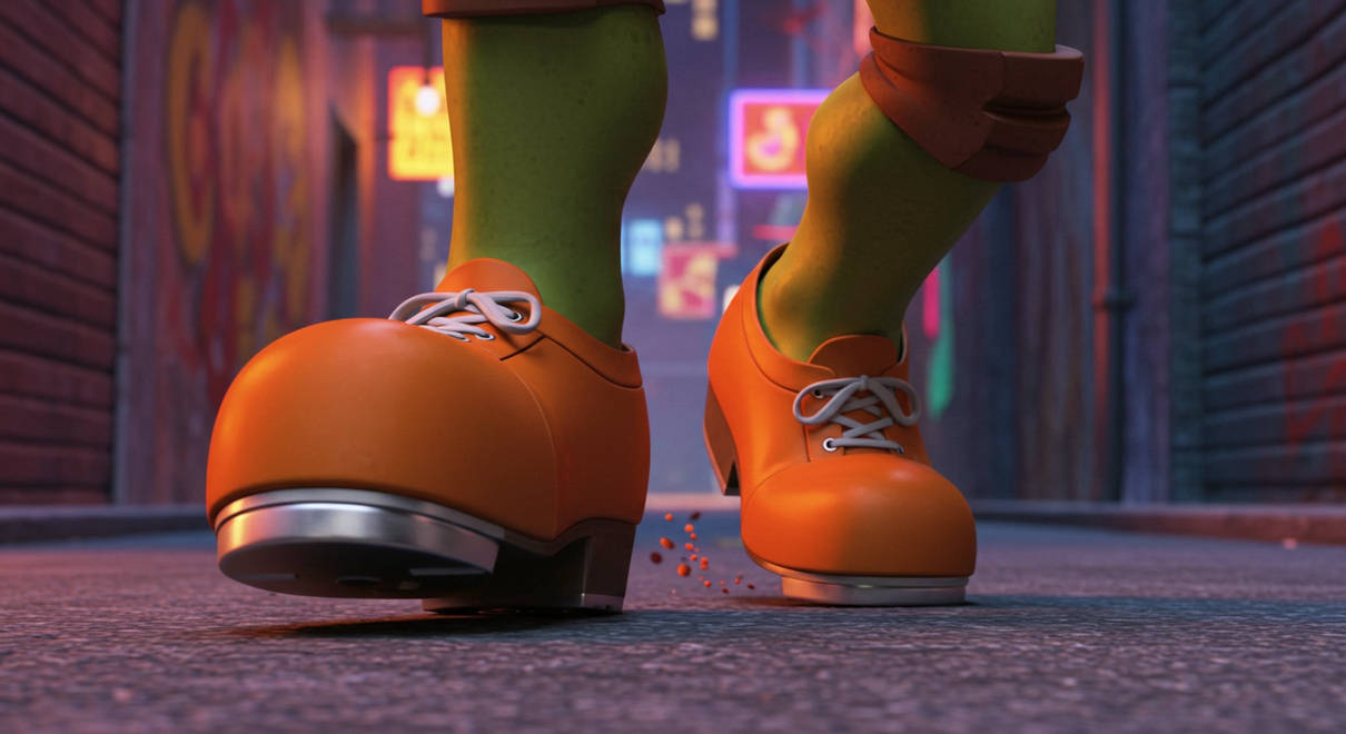 Tmnt Two Toes TMNT Michelangelo's Tap Dancing Feet 36 by TsWade2 on DeviantArt