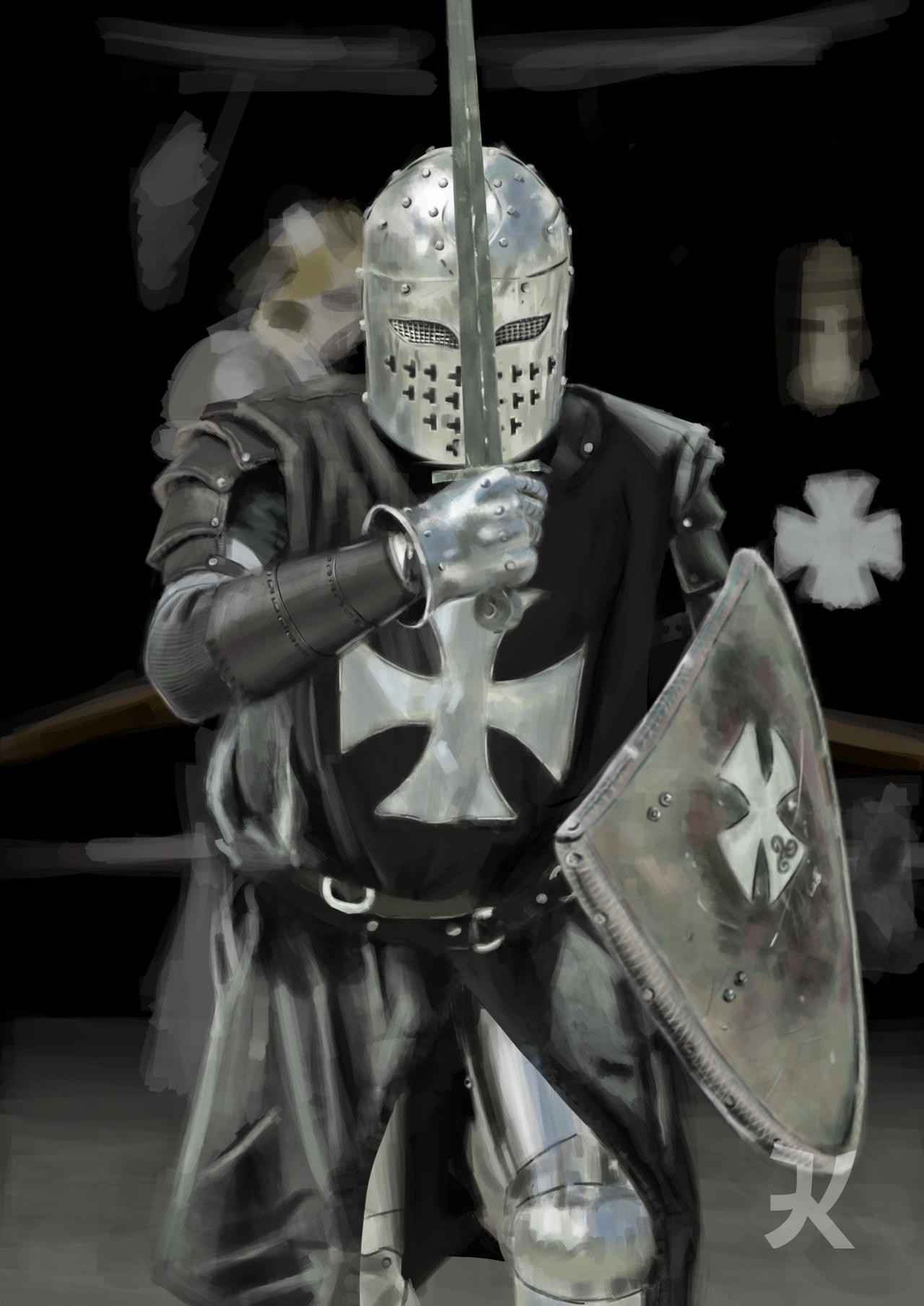 Medieval Knight Study by EriKei on DeviantArt