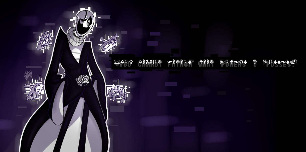 W.D. Gaster by Invader-777 on DeviantArt