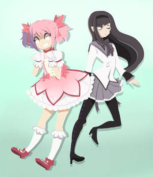 Madoka and Homura