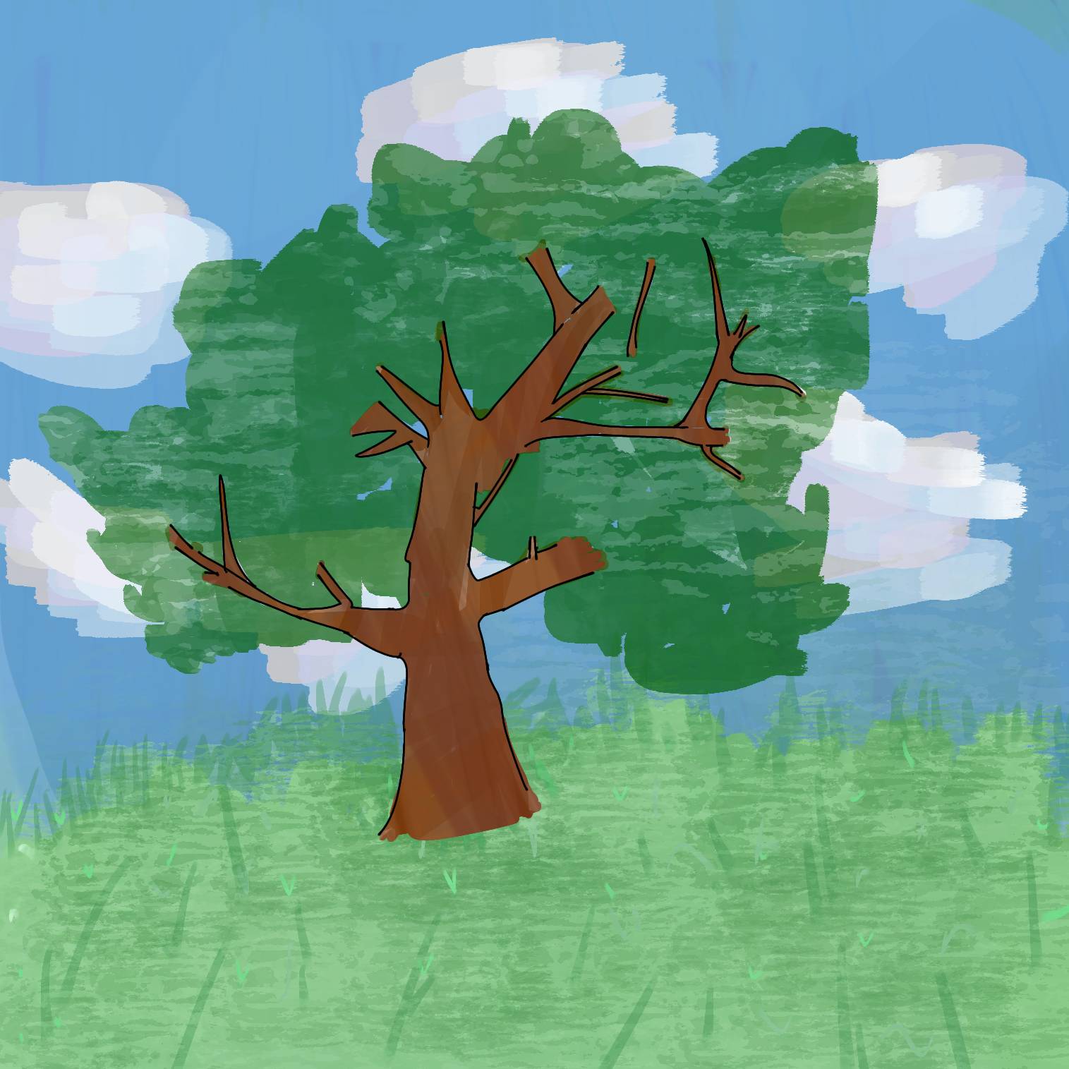 Tree Render Deviantart Drew a tree by AshTheWeird15 on DeviantArt