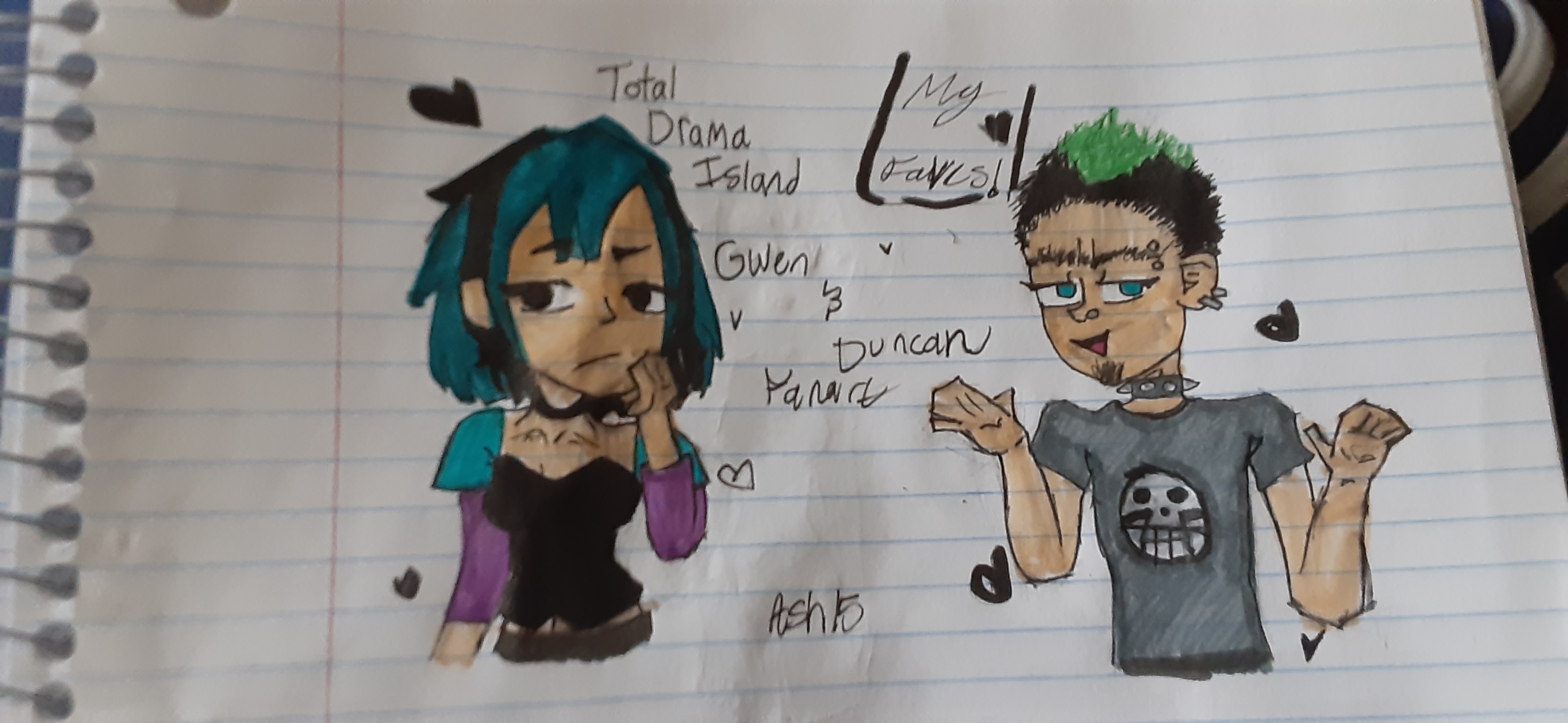 My favorite TDI characters by AshTheWeird15 on DeviantArt
