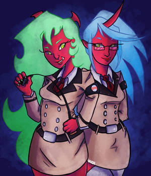 Scanty and Kneesocks.