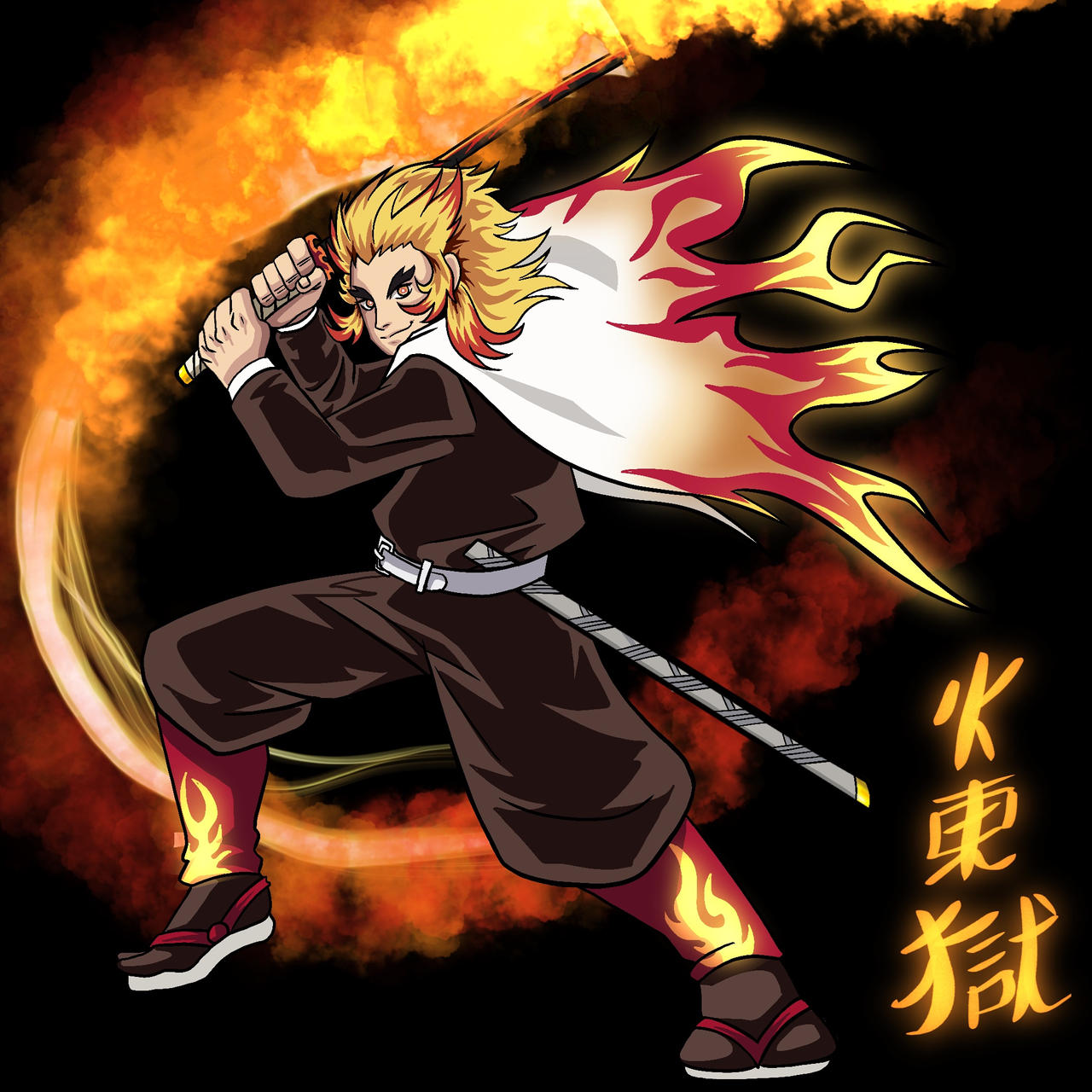 Rengoku by BontanART on DeviantArt