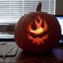 Gurren Lagann Pumpkin 2012!