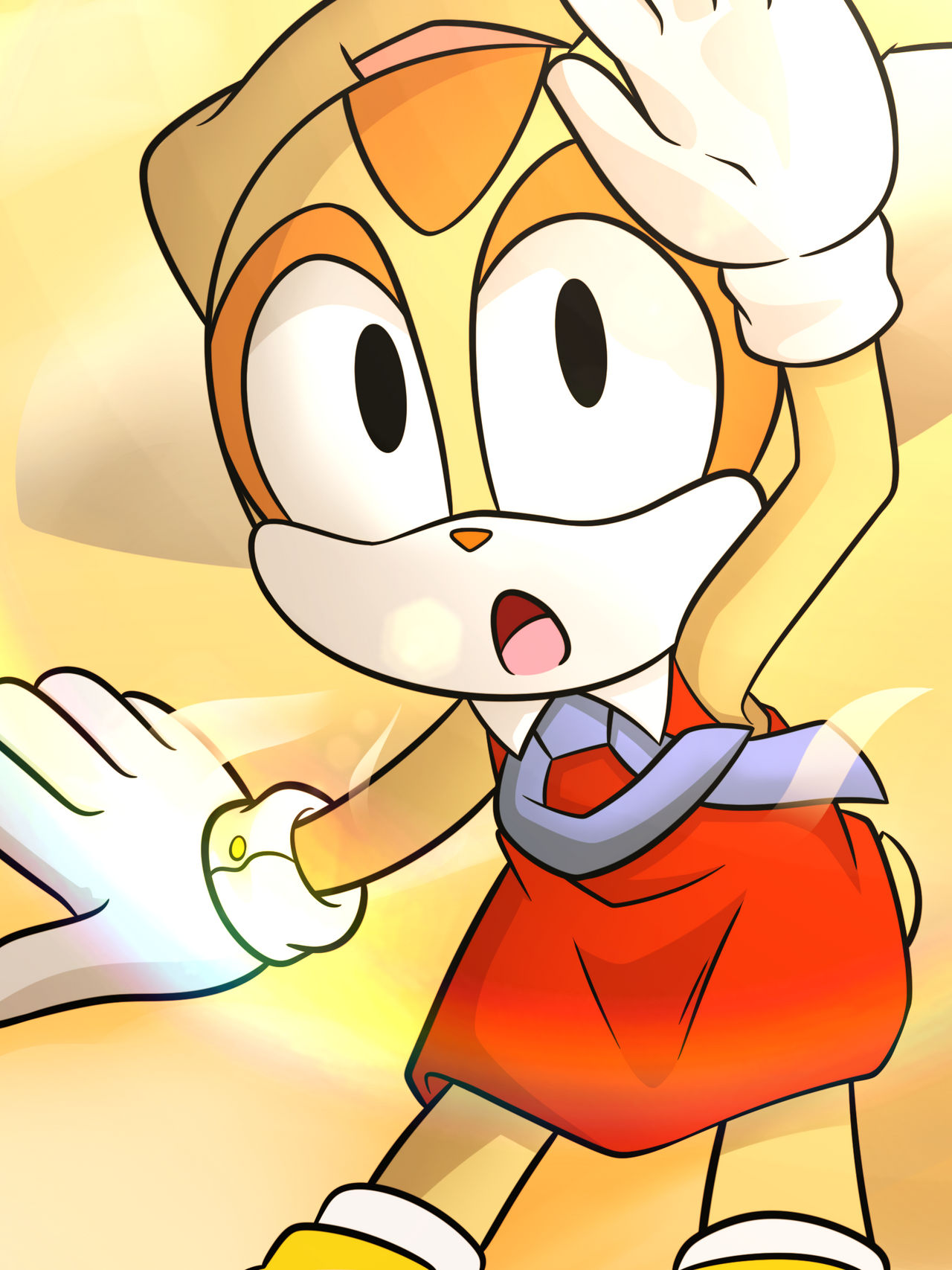 Cream The Rabbit Behind Back Cream the Rabbit by TheDiamondPortal on DeviantArt