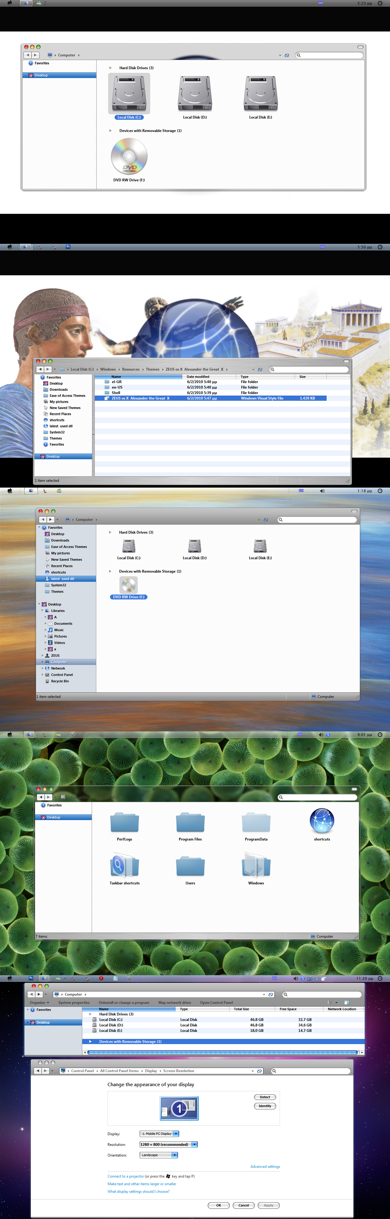 ZEUS mac os X for Windows 7