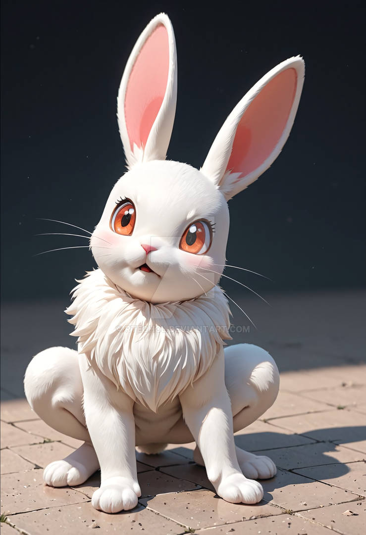 Cute Rabbit 1433 A4340 cute bunny by RTECHCL on DeviantArt
