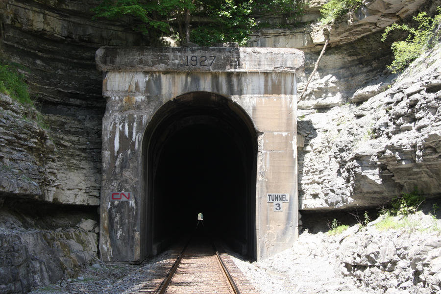 Train Tracks Tunnel