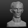 3D bust of Peter Cushing (Grand Moff Tarkin)