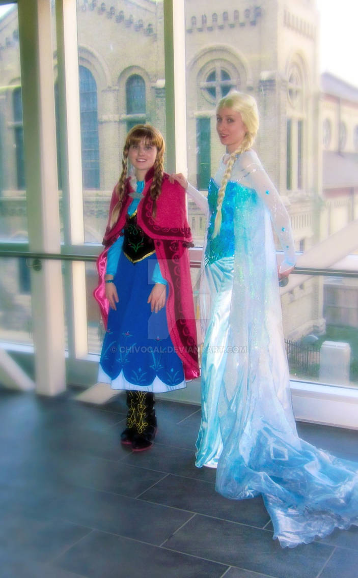 Elsa and Anna Cosplay by ChiVocal on DeviantArt