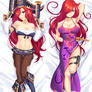 League of Legends Miss Fortune Body Pillow by YUJ