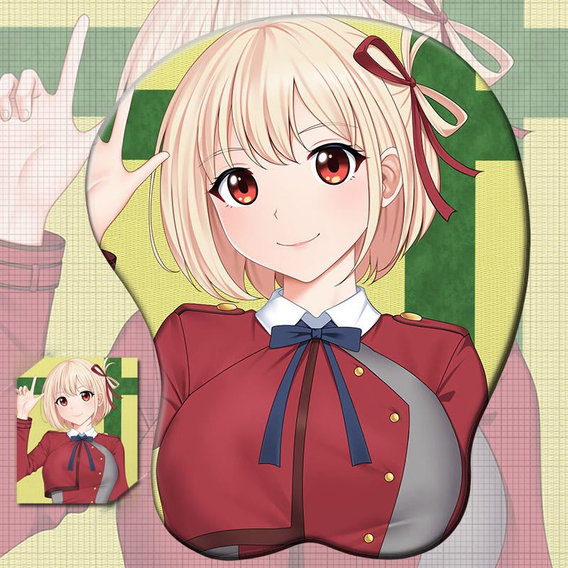 Opay Mouse Lycoris Recoil Chisato Nishikigi Oppai Mouse Pad by cfuser2005 on ...