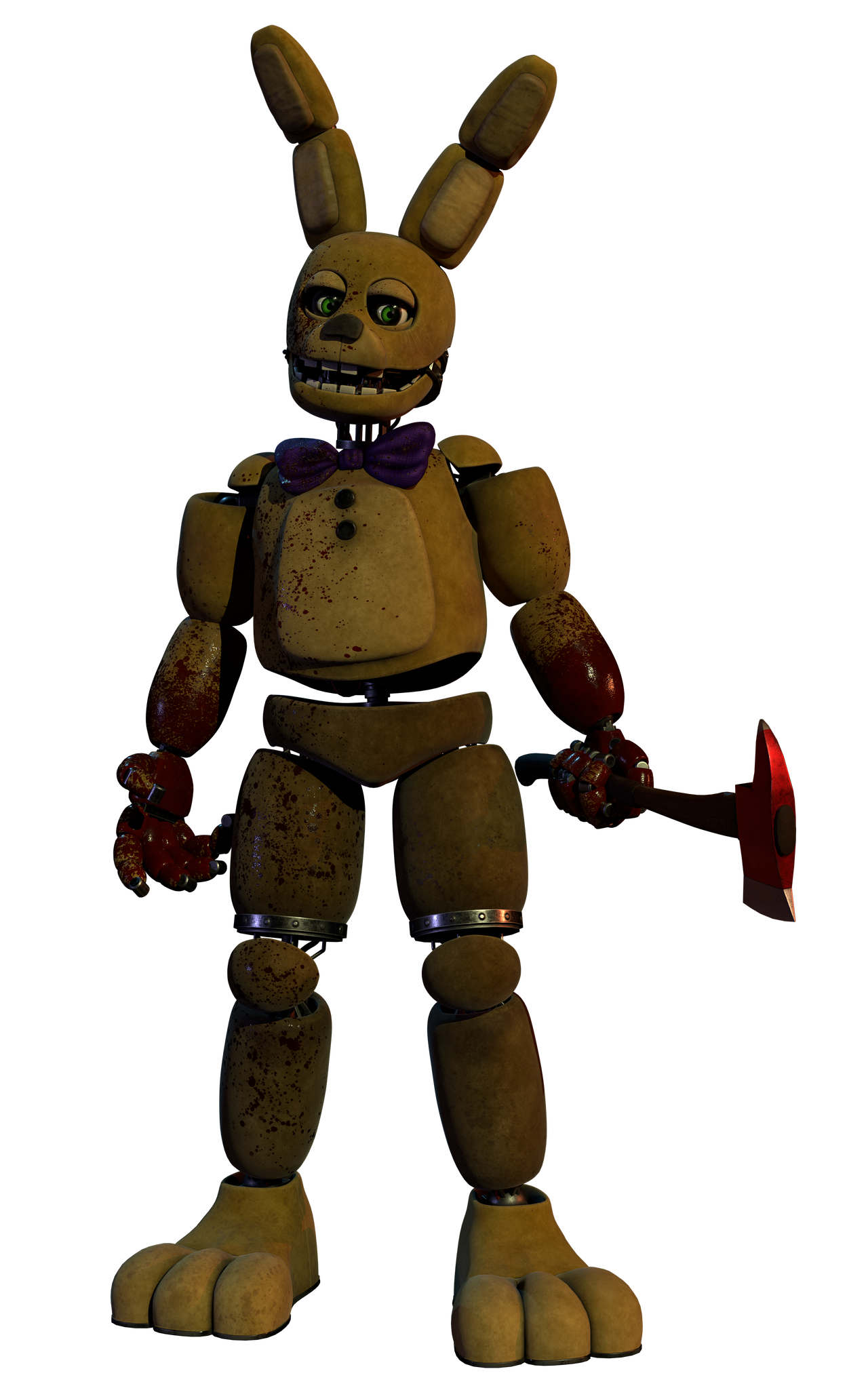 SpringBonnie Alt render by EricWilliams0 on DeviantArt