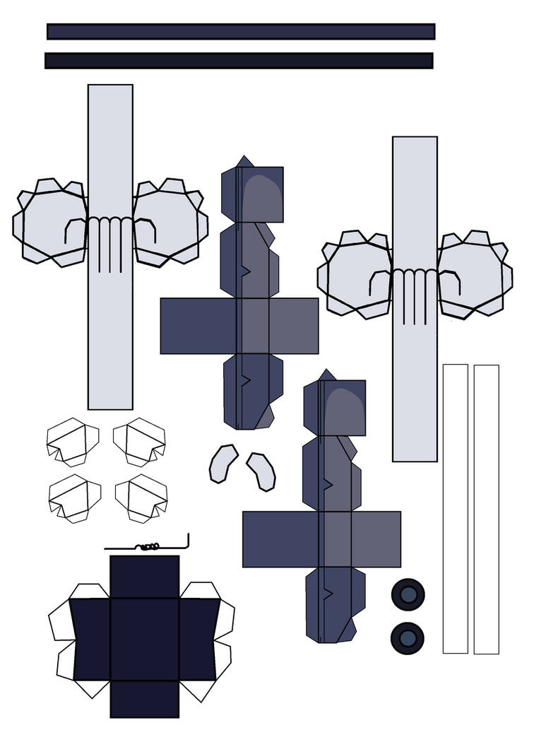 Paper Daimos Layout Deimos Madness Combat Papercraft Parte 2 by coolskeleton953 on DeviantArt