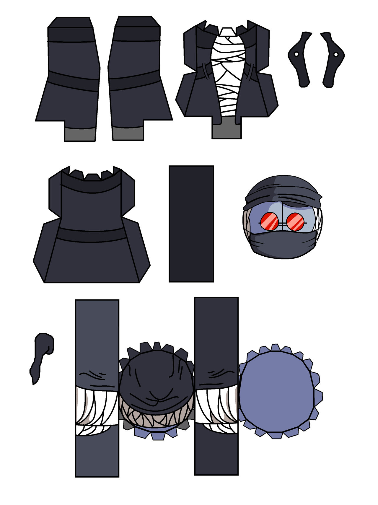 Wither Minecraft Papercraft by coolskeleton953 on DeviantArt