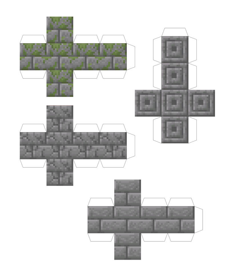 Minecraft Papercraft piedras 3 By Coolskeleton953 On DeviantArt minecraft-papercraft-piedras-3-by-coolskeleton953-on-deviantart