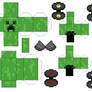 Creeper Minecraft- Papercraft
