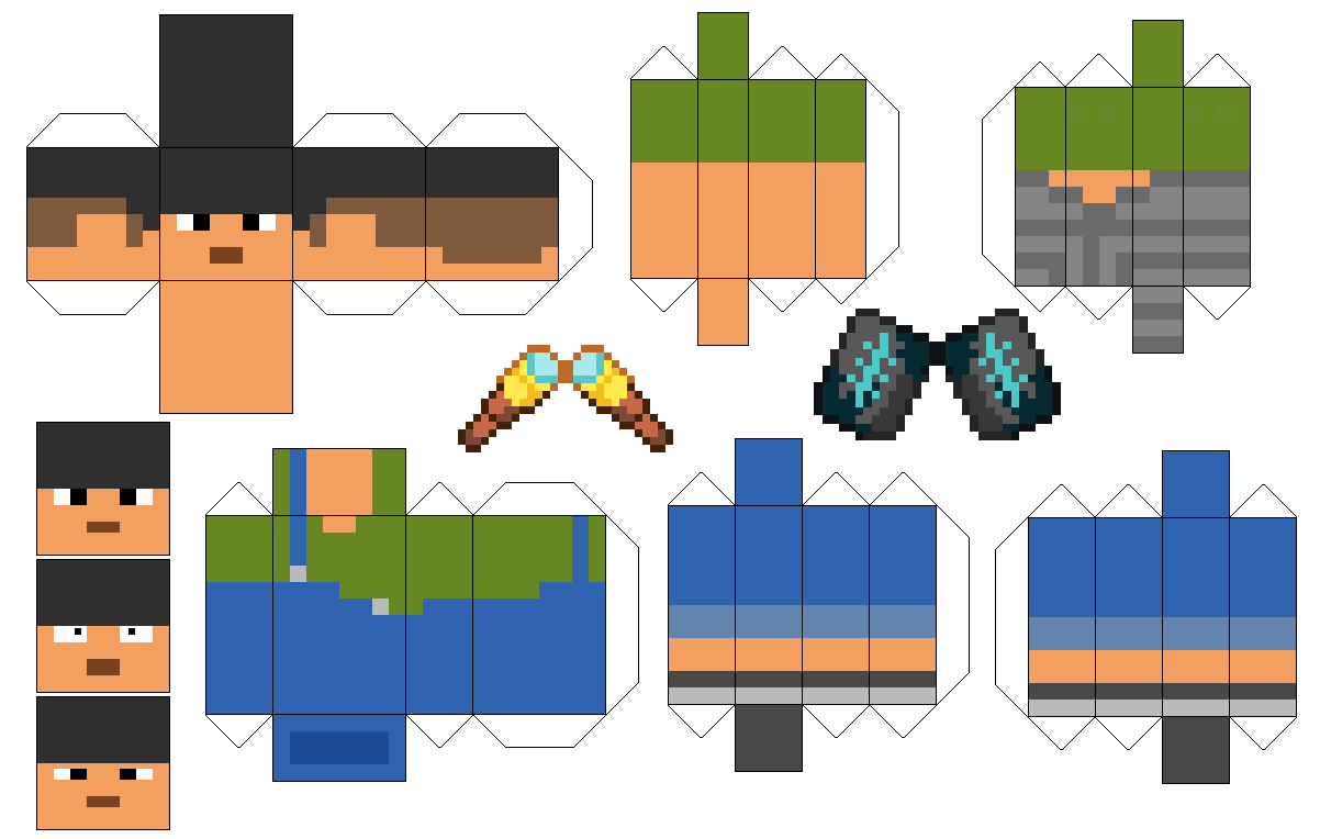 Paper Craft Minecraft Collection