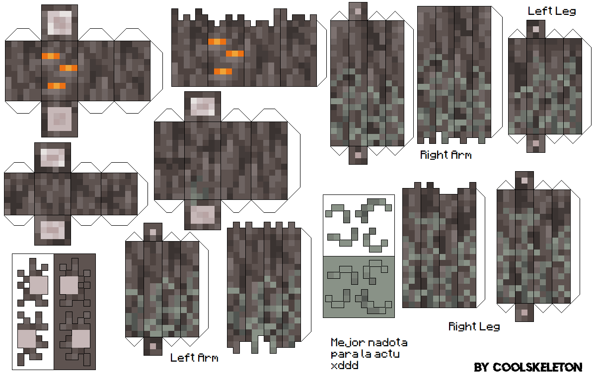 The Creaking Minecraft Papercraft by coolskeleton953 on DeviantArt