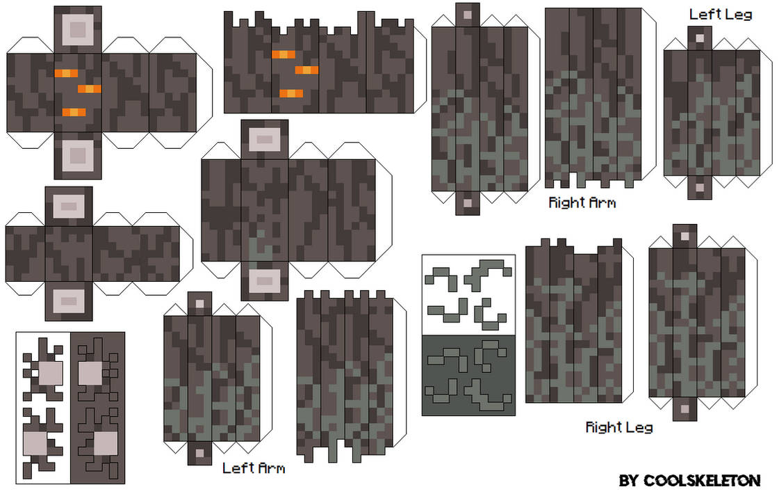 The Creaking Minecraft Papercraft trailer textures by coolskeleton953 ...