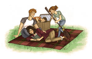 Commission: A Weasley Picnic