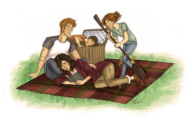 Commission: A Weasley Picnic