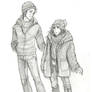 Ron and Hermione: Winter clothing