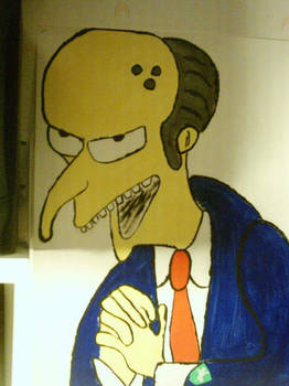 Mr Burns Painting