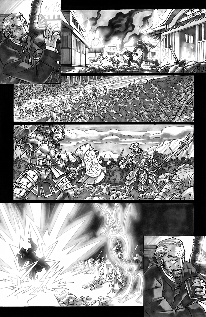 Scavenger Lands comic page