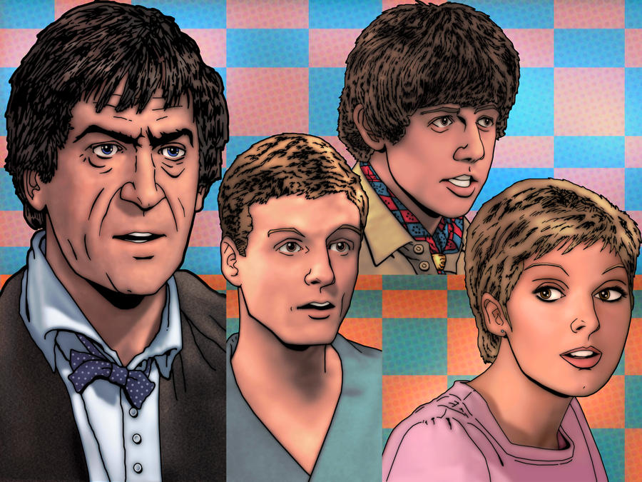 Doctor Who: Ben, Polly, Jamie by tygerbug
