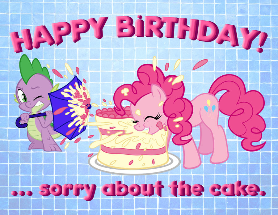 Happy Birthday from Pinkie Pie by tygerbug on DeviantArt