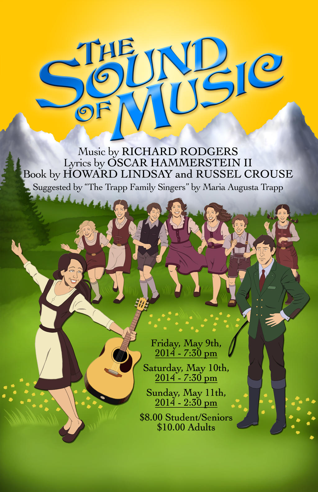 Sound of Music Poster (with faces)