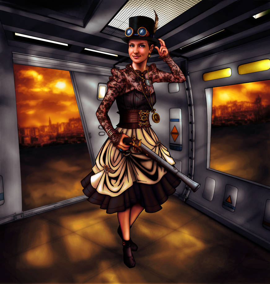 Steampunk - Lady Kaledonia by tygerbug